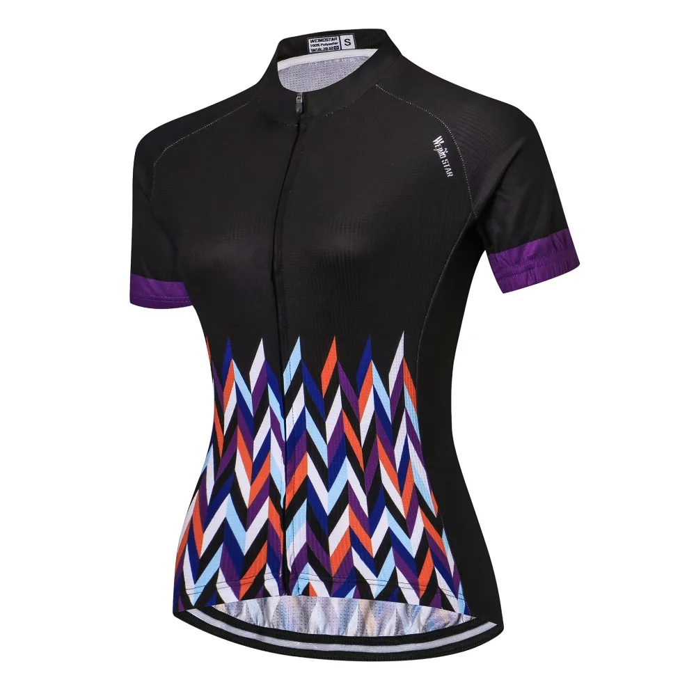 Weimostar Women's Short Sleeve Cycling Jersey Top High Quality Shirts
