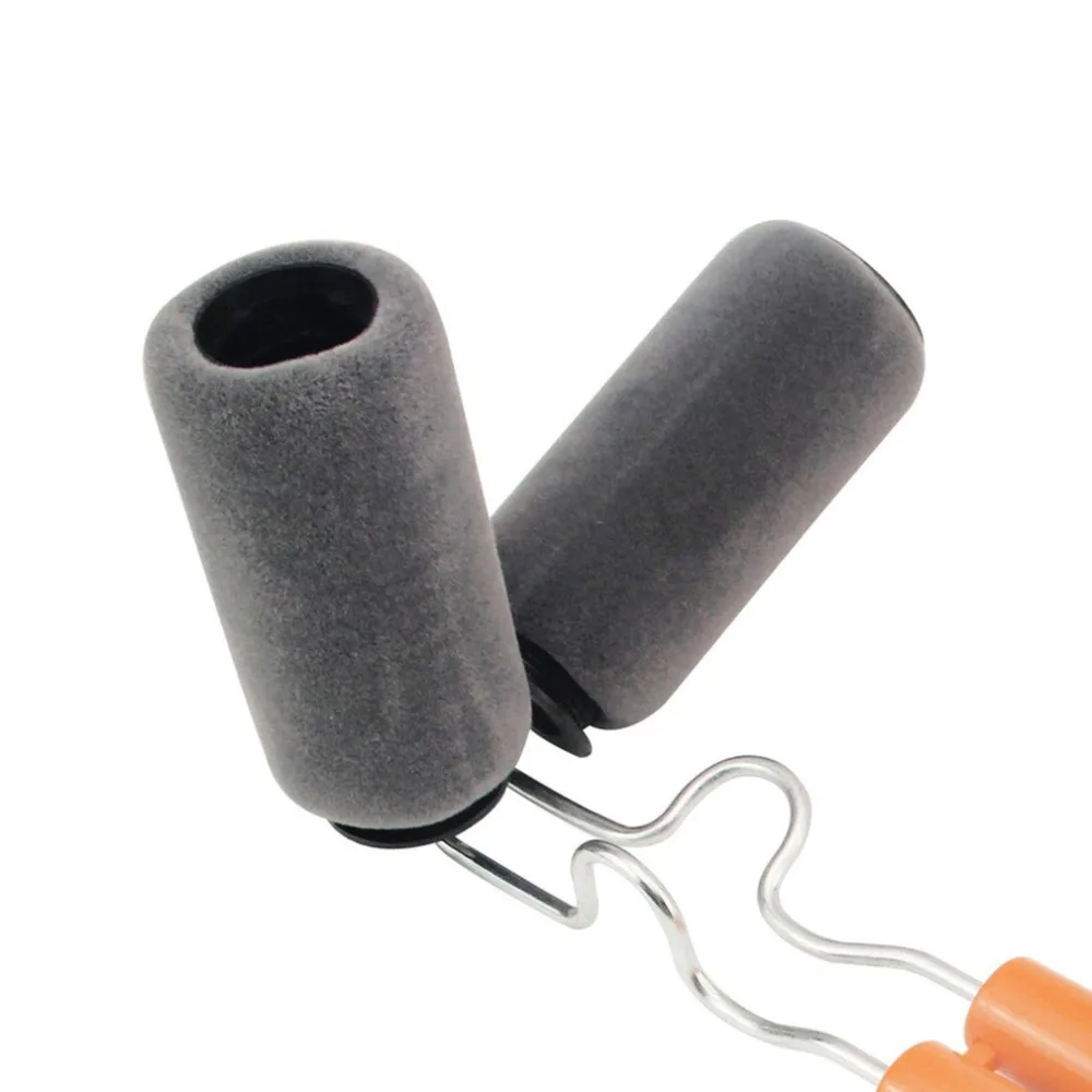 Telescopic Rod Seamless Roller Paint Brush Set Double Paint Runner Pro Kit Roller Wall Brush Set Track Painting Tool