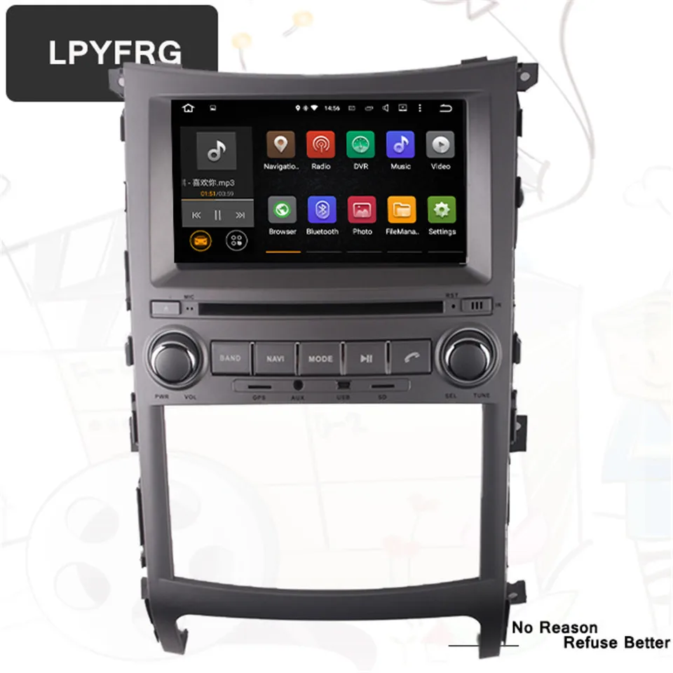 Excellent Android 9.0 Car DVD Player For Hyundai IX55/Hyundai Veracruze 06 2007 2008 2009 10 2011 2012 2013 2014 2015 2016 2017 Head unit 1