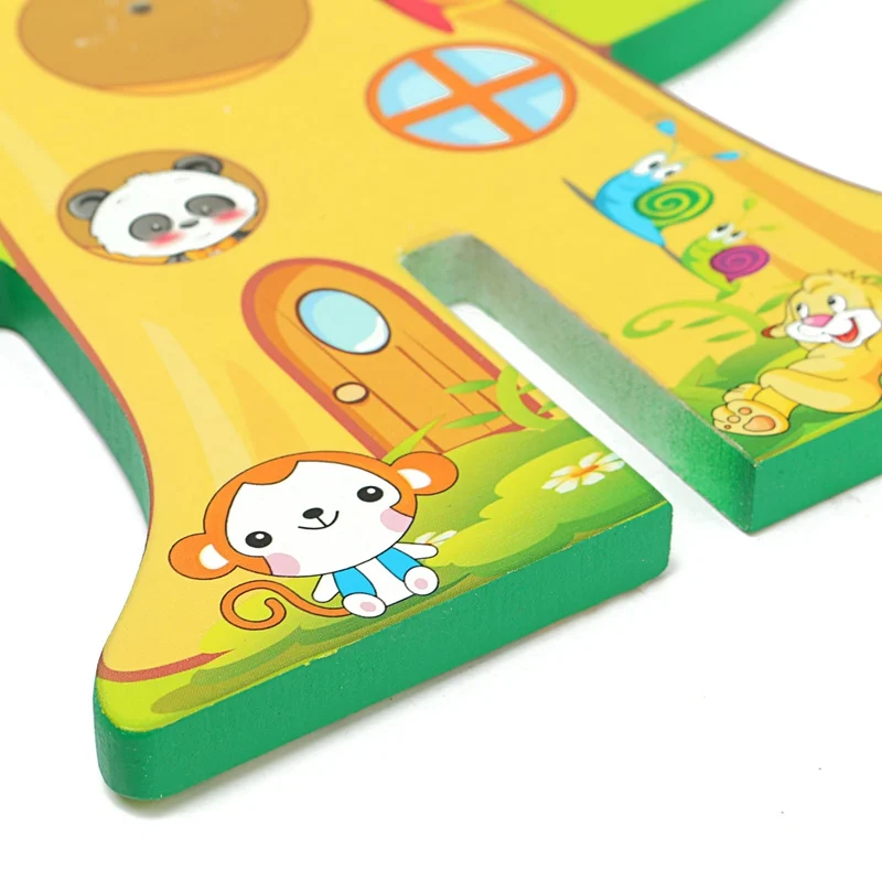 JIMITU 3D деревянная игрушка DIY животных фруктовых деревьев дом ваш заказ прямо к этому поставщику бусины подарок на день рождения ребенка Дети пользу Развивающие и обучающие игрушки