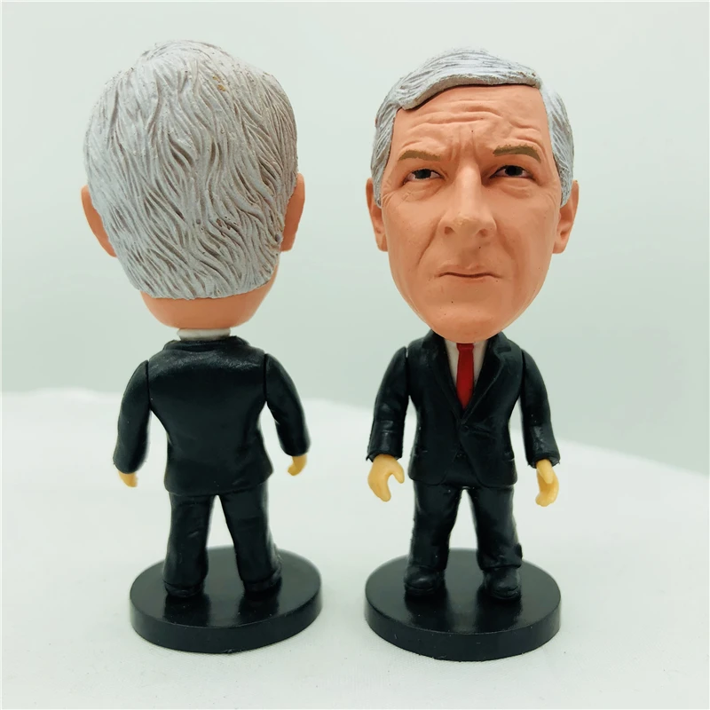 

Soccerwe Arsene Wenger Doll ARSENAL# EVER Football Team Manager Coach Black Suit Figurine 2.6 Inches Height Resin Base Assembly