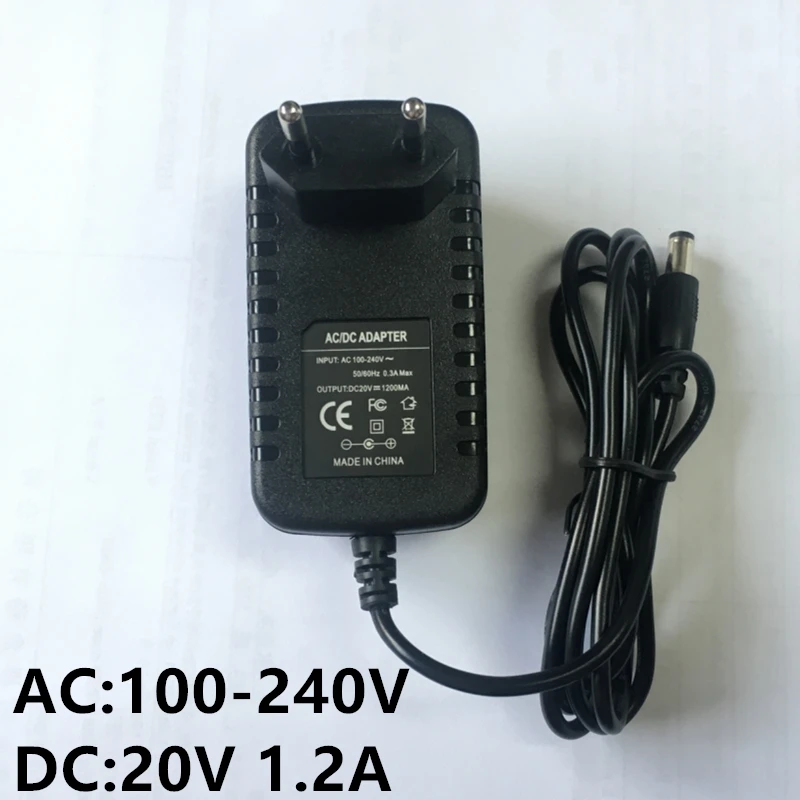 500PCS UK EU LE DC 20V 1.2A Power Supply Adapter, AC 100-240V to DC 20V Transformers, Switching Power Supply for 20V 3528/5050 free shipping 2sd965 d965 5a 20v 1w transistor to 92 500pcs lot