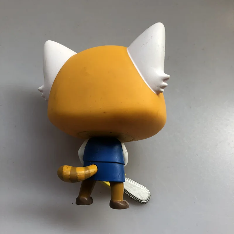 Оригинальный Funko pop Подержанный Sanrio: Aggretsuko Retsuko с Бензопилой виниловая экшн