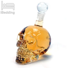 Хрустальный графин для лица с черепом креативная стеклянная бутылка для водки с черепом/125 мл 350 мл 550 мл 1000 мл 4 размера Прямая поставка