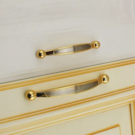 2.5 ''3.75'' 5''drawer тянет ручки красоты Тянет Кухня двери шкафа Ручка цвета: золотистый, Серебристый Хром шкаф Аппаратные средства