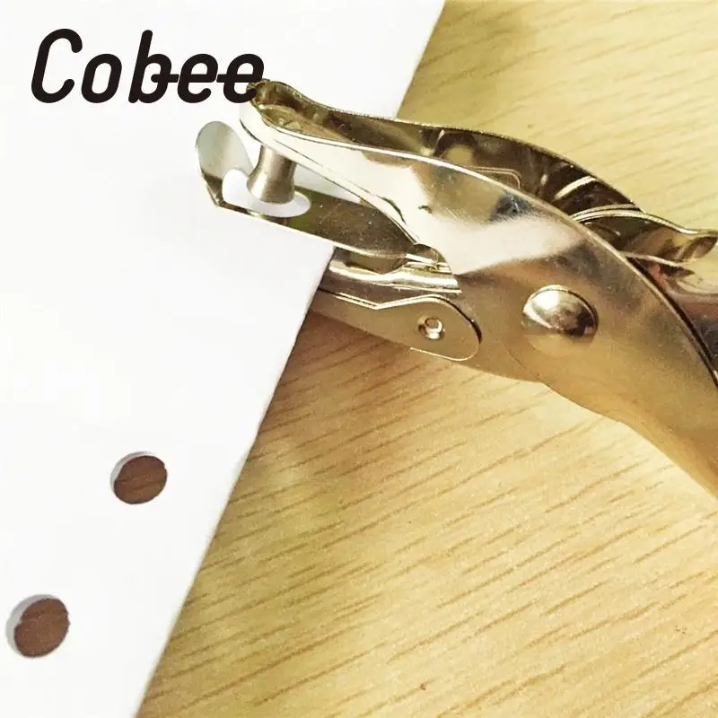 Офис для перфорации бумаги перфорации DIY Cardmaking одно отверстие инструмент стационарный