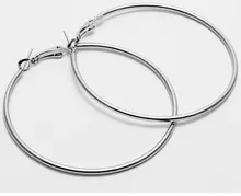 Big Gold Hoop font b Earrings b font Basketball Brincos Round Silver Large Circle Party font