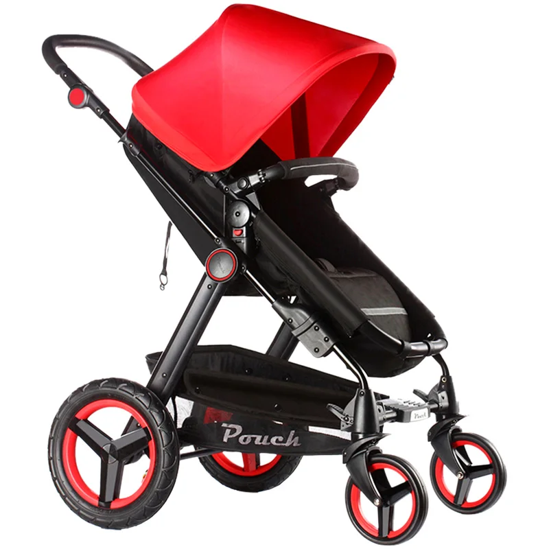 Pouch High Landscape SUV Baby Stroller, Pushchair With Big Wheels