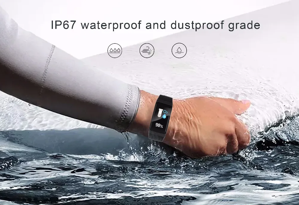 

F1 Men Women Sport Smart Bracelet Watch Bluetooth Clock Heart Rate Blood Pressure oxygen Sleep Monitor Pedometer F601 Smartwatch