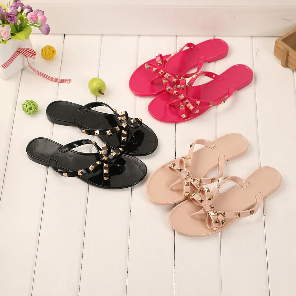 

EABXZ Casual Beach Women Slipper Sandals Brand New design Summer Home Massage Flat Flip-Flops Shoes for Female