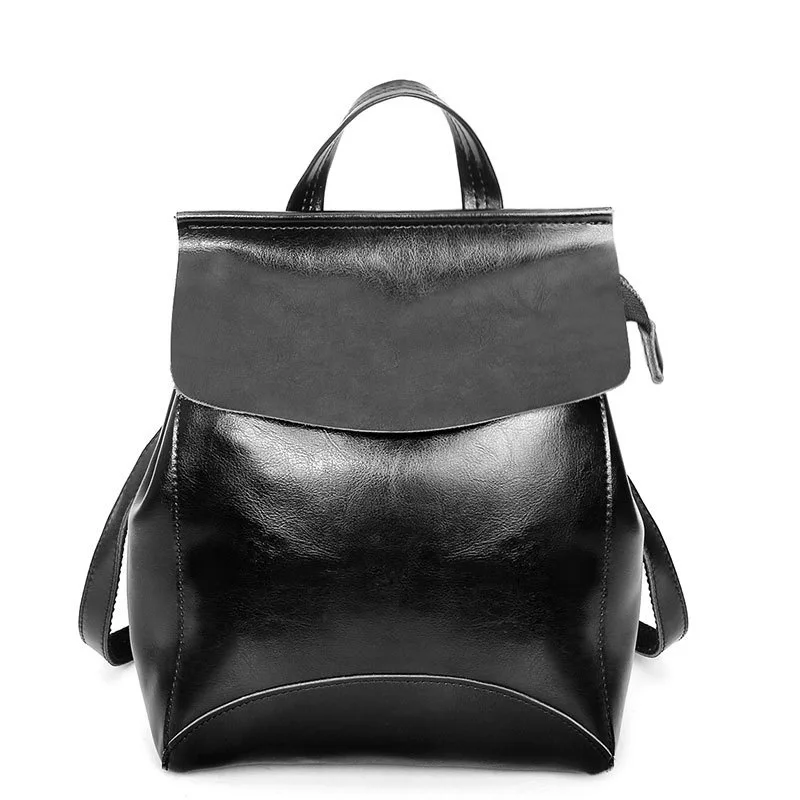 

2019 Fashion Women Backpack Genuine Leather Zipper Bag For Girl Summer Style Female Designer Luxury Backpack