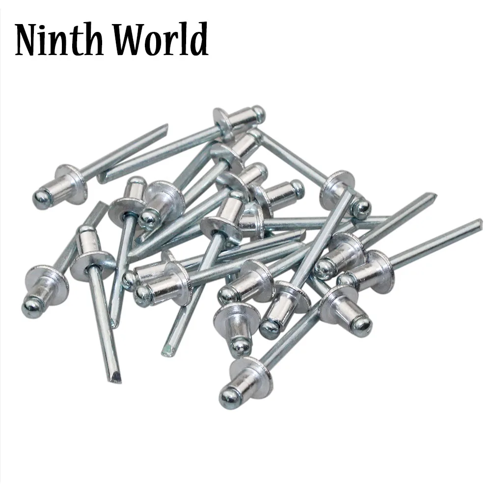 200Pcs M2.4/M3.2/M4.0/M4.8*6.4 Aluminium Blind Rivets Nail Decoration