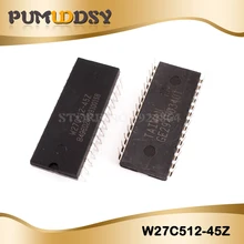 5 штук в партии, новинка, IC W27C512 W27C512-45Z W27C512-45 27C512 DIP28 IC