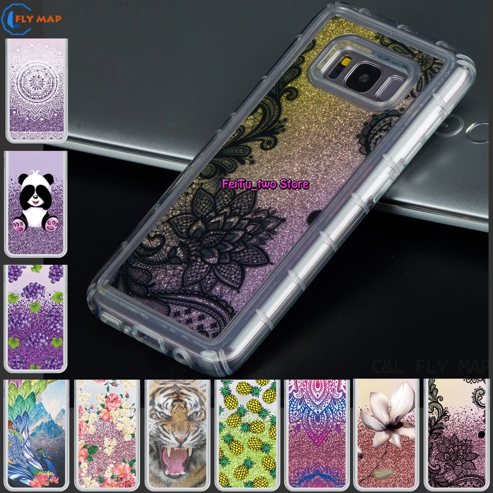 Fitted Quicksand Case for Samsung Galaxy S8 S 8 8S G950F G950FD SM-G950F SM-G950FD G950N G950D SGH-N171 SM-G950U1 Phone Cover