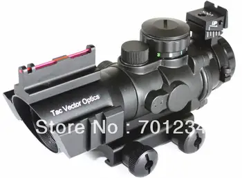 

Vector Optics 4x32 Compact Sniper Rifle Scope 3Colour Illuminated Reticle 223 5.56 AR15 M4 Weapon Sight