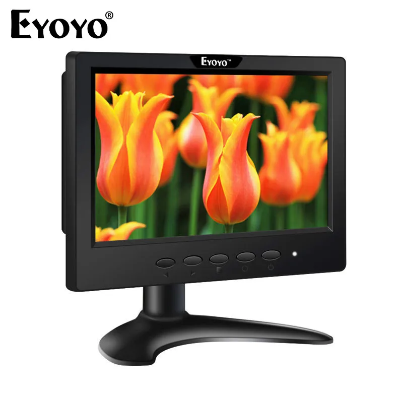 Eyoyo " дюймовый TFT lcd цветной монитор HDMl VGA BNC AV USB входной экран видео Встроенные динамики для ПК камеры видеонаблюдения