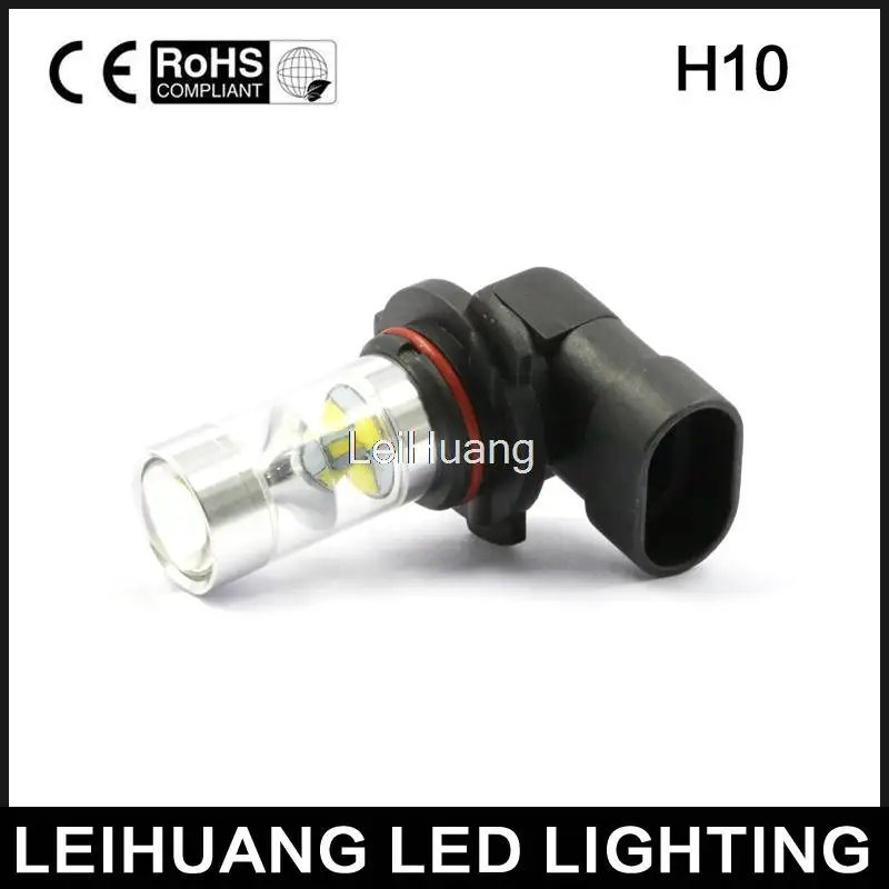

H10 LED 9 SMD High Power Super White Car Auto Fog Lights DRL Daytime Running Driving Lamp Bulb