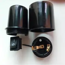 1 шт./партия бакелителей база E27 лампа розетка/Черный E27/CE/VDE/110 В/220 В световая розетка CE E27 бакелитовый держатель лампы