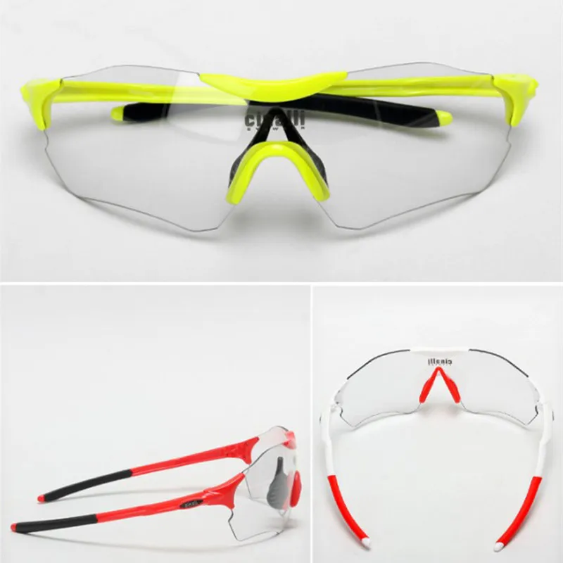 

CINALLI C-098 Photochromic Sunglasses Cycling Racing TR90 Frame Eyewear Light Outdoor Sports glasses for garmin shimano rider