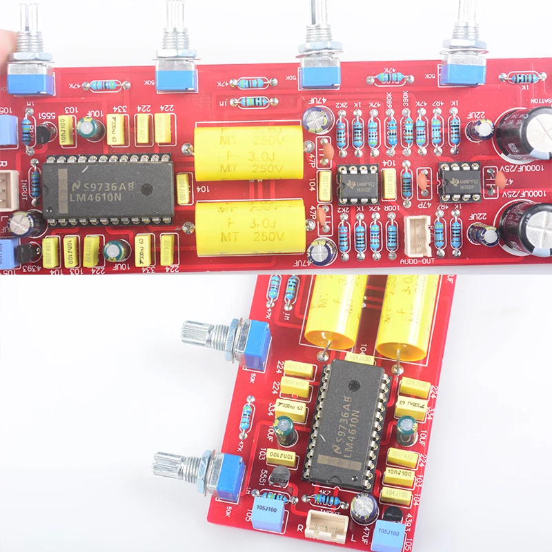 LM4610 предварительно Amplifer доска двойной AC12V-0-12V NE5532 фронтальные платы тон пластины громкости предусилитель микшер доска для усилителя G9-008