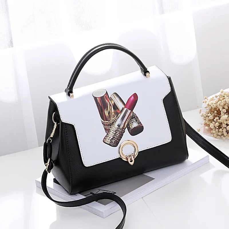 Women Handbag Fashion Leather geometrical Handbags Designer Luxury Bags Shoulder Bag Women Top-handle Bags ladies bag 2019 New