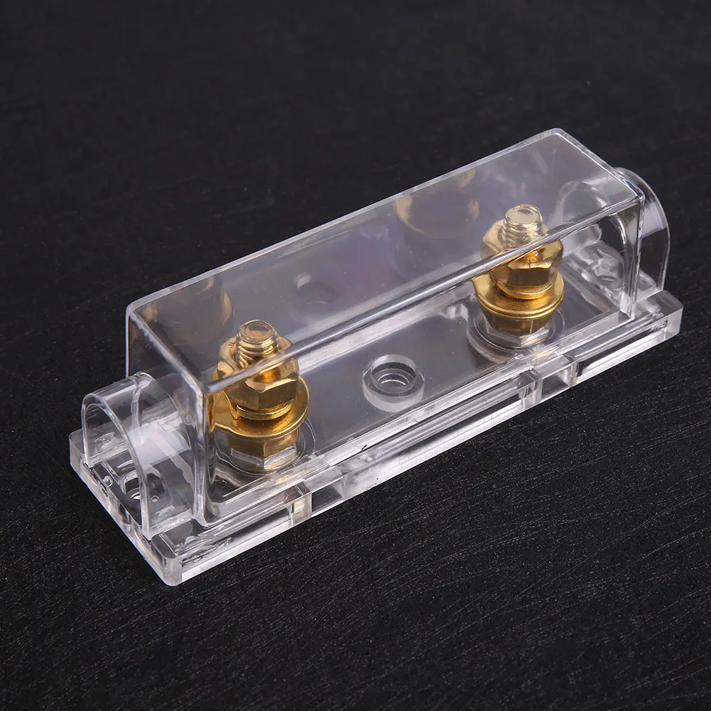 

Vehemo ANL Fuse Holder Case Fuseholder 100A 400A Gauge Cable Inline Block 0/4/8 GA