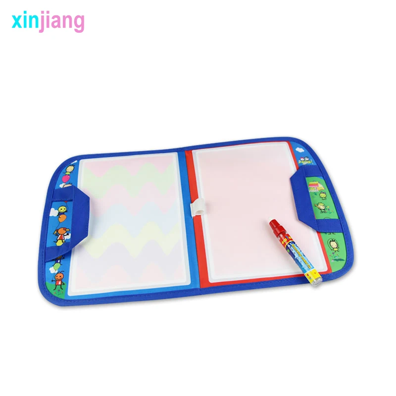 

46X29.5cm Portable Water Doodle Mat Writing Board & 1 Magic Pen Drawing Book Mat Early Educational Toys For Kids }