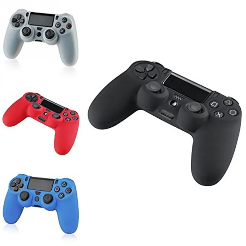 

New Flexible Silicone Protective Skin for Sony PS4 Game Controller High quality game controller holder case protector