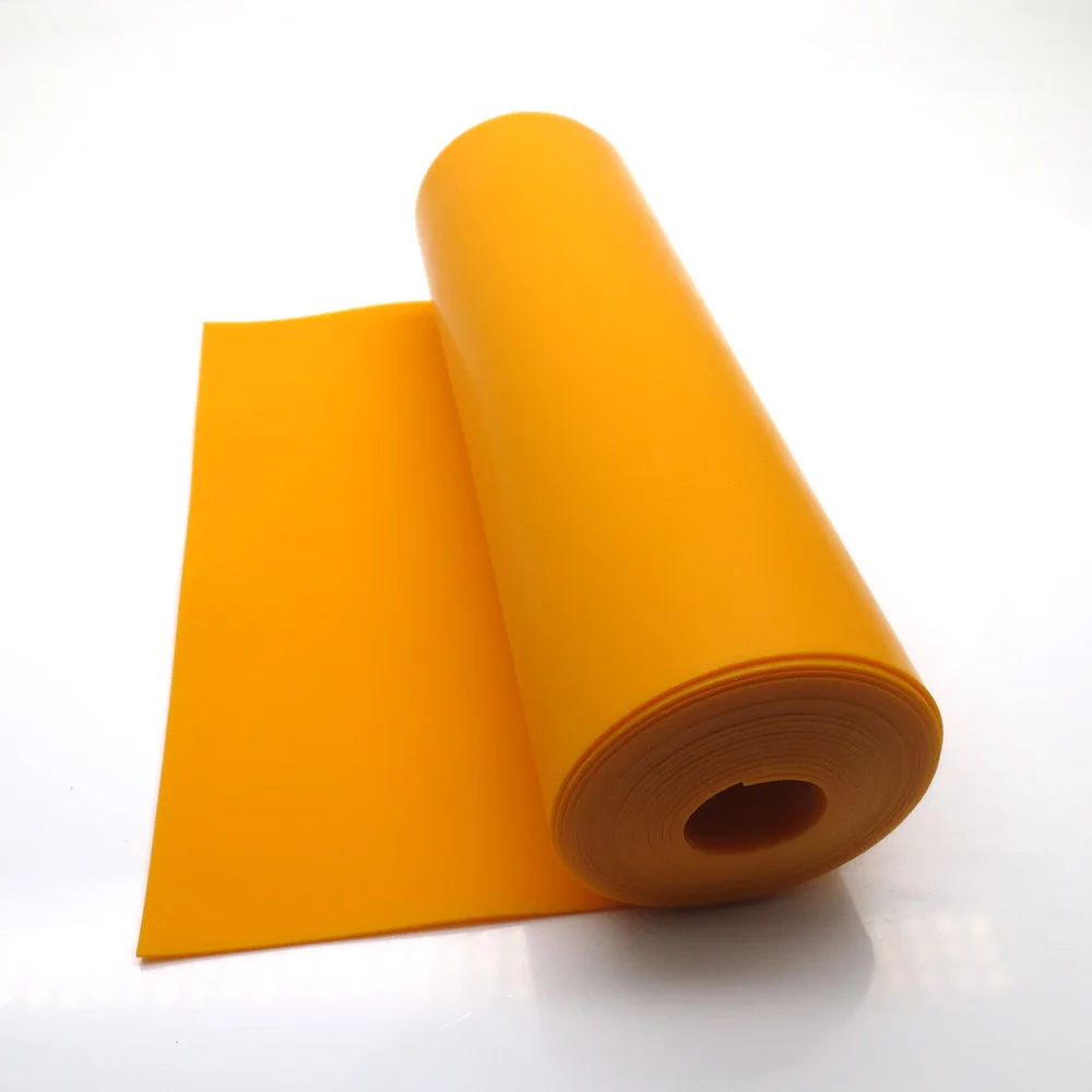 2M orange 0.7mm 200 см* 15 см* 0,8 мм черная плоская резиновая лента антифриз Резиновая лента использовать для охоты лук для стрельбы и спорта - Color: 2M orange 0.7mm