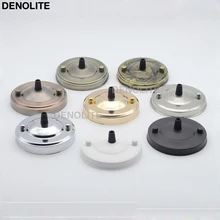 Круглый железный потолок навес для подвесной светильник потолочный Лампа настенная лампа потолок база Dia110mm потолок поднялся