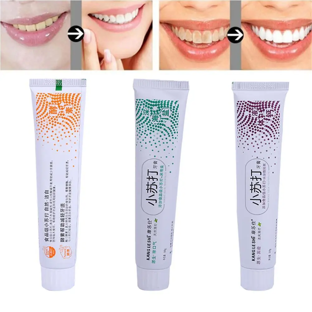 Fresh Toothpaste Baking Soda Mint Toothpaste Oral Clean Health 100g Deep Sea Salt Taste Enzyme Drop Shipping Fresh Toothpaste Baking Soda Mint Toothpaste Oral Clean Health 100g Deep Sea Salt Taste Enzyme Drop Shipping