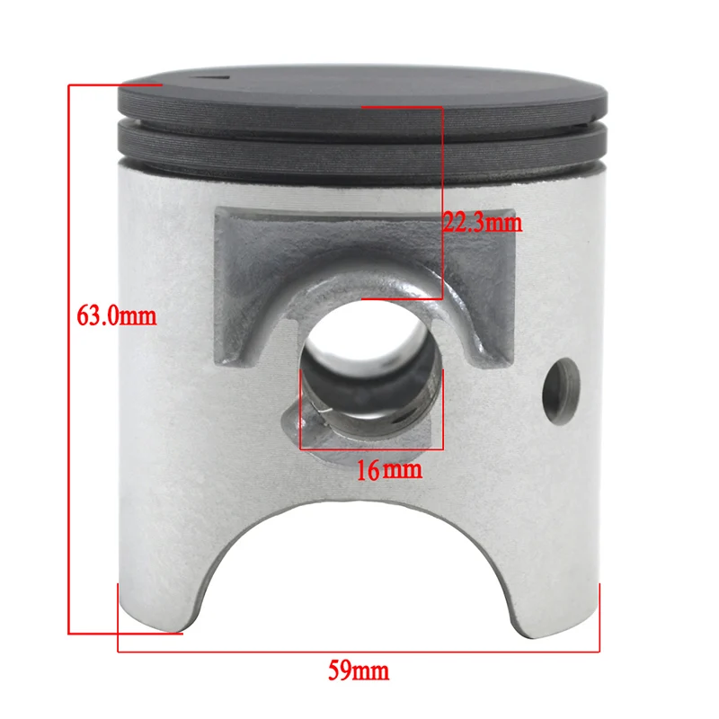 MotorcycleCylinderBoreSize5959255950597560mmPistonRings