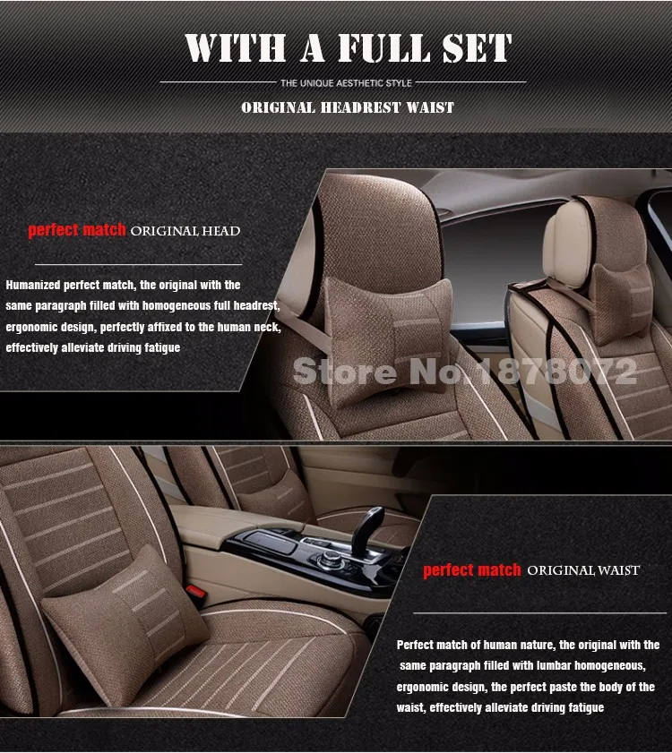 Универсальные льняные автомобильные чехлы на сиденья для hyundai solaris ix35 i30 ix25 Elantra accent tucson Sonata автомобильные аксессуары подушка на сиденье