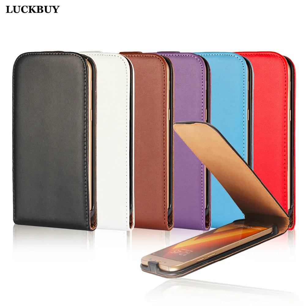 

LUCKBUY Leather Case for Samsung Galaxy A3 A5 2017 A320 A520F Vertical Open Up and Down Back Cover Flip Case for Girl &boy
