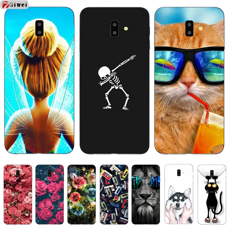 

J6plus Capas For Samsung J6 Plus Case Silicone Print Soft TPU Cover For Samsung Galaxy J6 Plus 2018 J 6 Plus J610 J610F J6+ Case