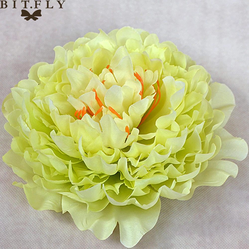 20 см искусственный цветок пиона головы бутоны Hydrangeas Шелковый цветок для фона дома сад Свадьба Вечеринка приборы для декорации