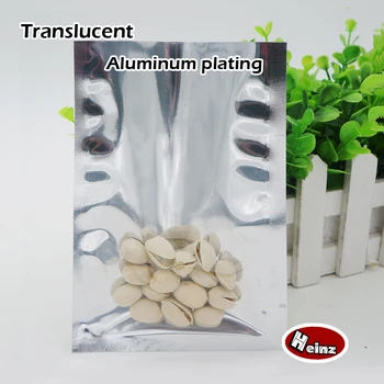 

Aluminum plating flat pocket, Heat Seal Plating Aluminum Foil Bag,Food storage,Cosmetics packaging. Spot 100 / package