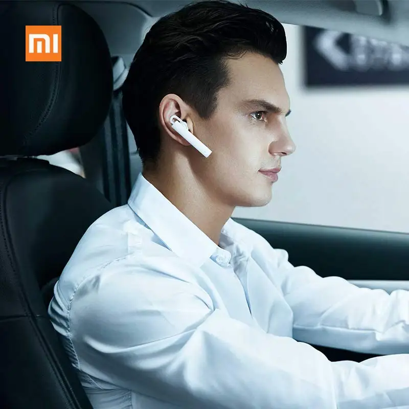 Xiaomi mi Bluetooth гарнитура беспроводной наушник Hands Free наушники с mi c и зарядная док-станция черный