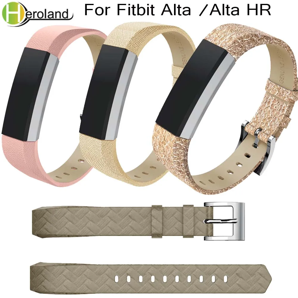 Смарт-часы из натуральной кожи сменный ремешок браслет для Fitbit Alta/Alta HR трекер