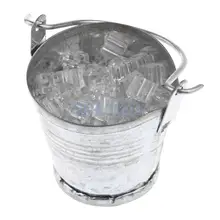 1/12 кукольный домик Миниатюрный ведро льда набор кухонных принадлежностей декора