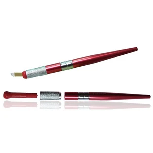 

Microblading pen Permanent Makeup Tattoo Machine manual tattoo pen Embroidery pen flash tattoo with 4pcs 12pins needle blade