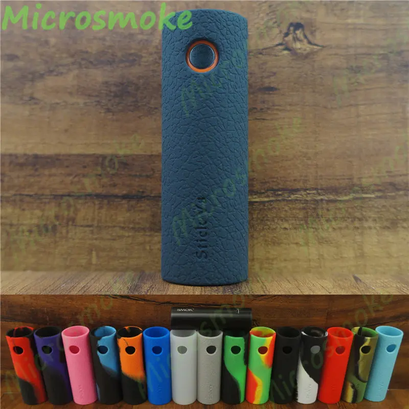 

1pc silicone skin for smok STICK V8 KIT mod cover thicker case 3000mAh Battery protector sticker free shipping