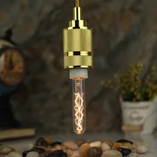 TIANFAN Edison ЛАМПЫ старинная лампочка T20 спиральная нить вольфрамовая нить из углеродного волокна 40 Вт 220/240 в E14 декоративная лампа накаливания