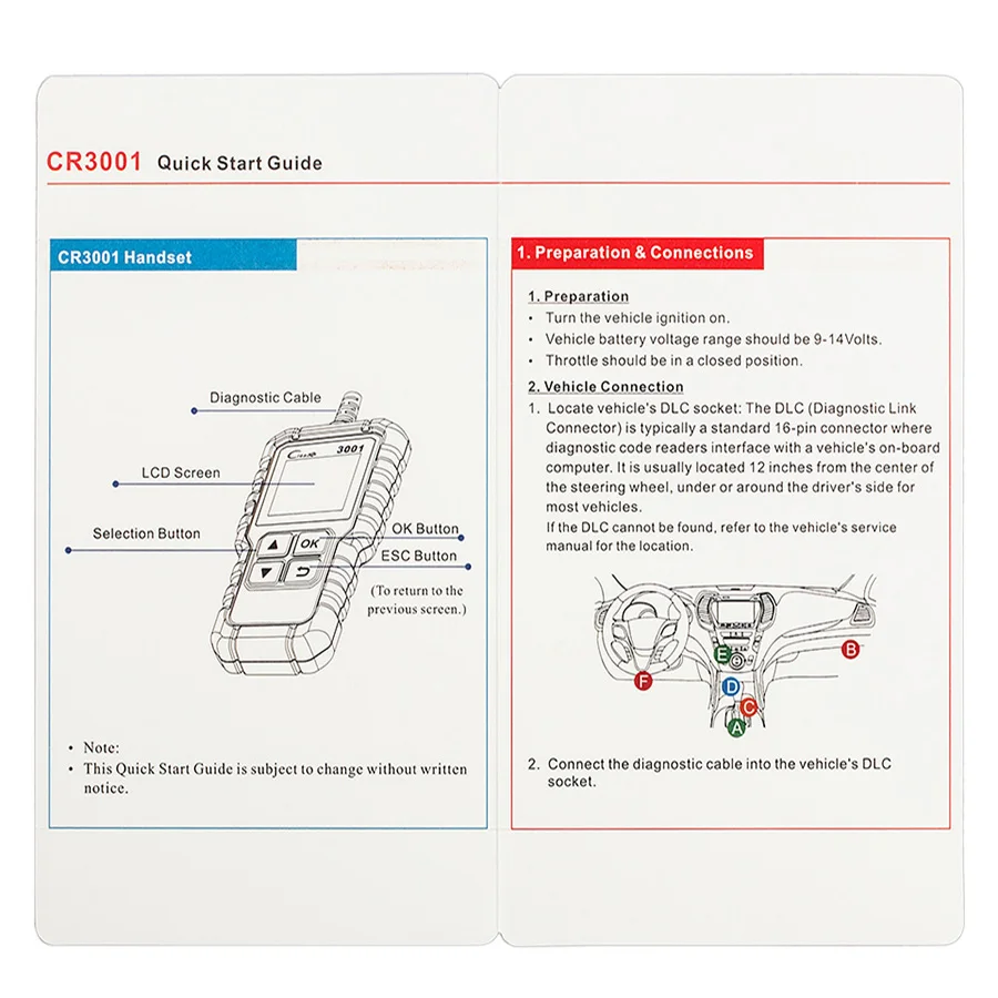 LAUNCH X431 CR3001 полный OBD2 Автосканер считыватель кодов Odb2 OBD 2 Автомобильный сканер диагностический инструмент Многоязычный Creader PK AD310