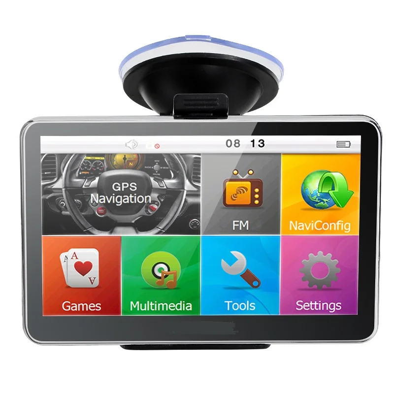 5 дюймовый автомобильный GPS навигатор спутниковый 4 Гб новейшие карты WinCE 6 0 FM Bluetooth