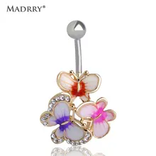 Эпоксидная эмаль, Esmalte Colares Butterflys, пупка, кольца, сексуальные пирсинг для тела, ювелирные изделия, пирсинг, пупок, готический пирсинг, Unhas