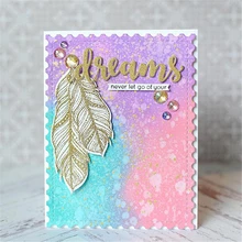 

Eastshape Letter Dreams Words Dies Frame Backdrops Scrapbook Album Decor Cutting Dies Stencil Embossing For Card Making New