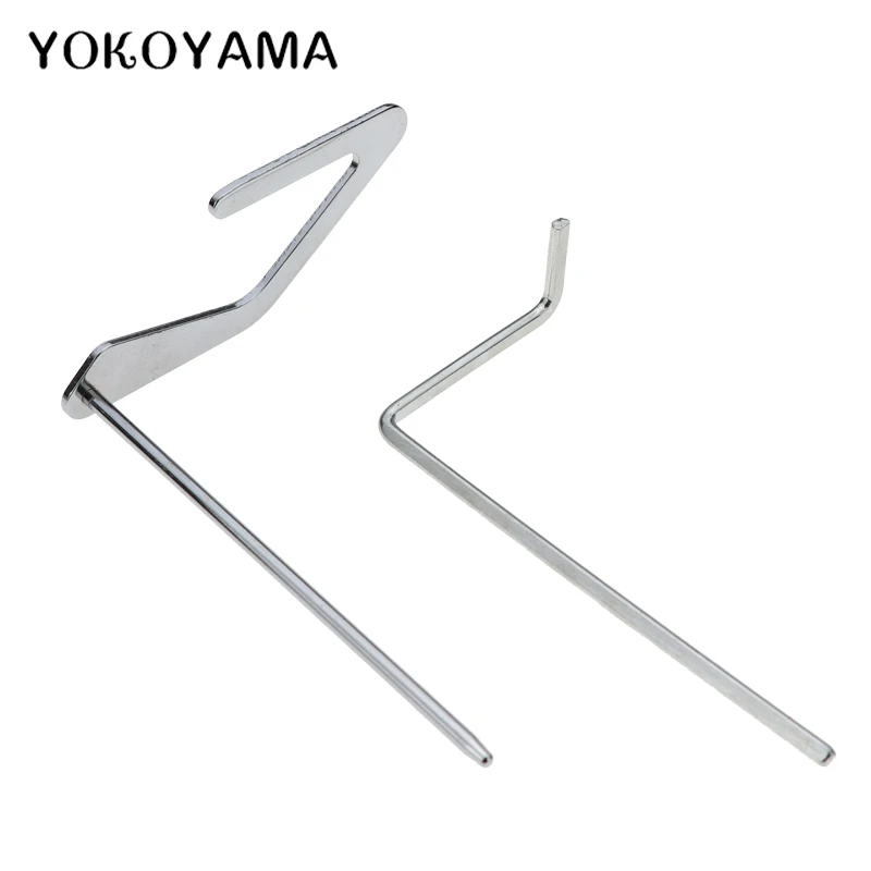 Beste YOKOYAMA Platte Auto Naaivoet Naaimachine Rond De Gauge Staal Dubbele Gids Staaf Klem Industri euml;le Naaimachine Onderdelen