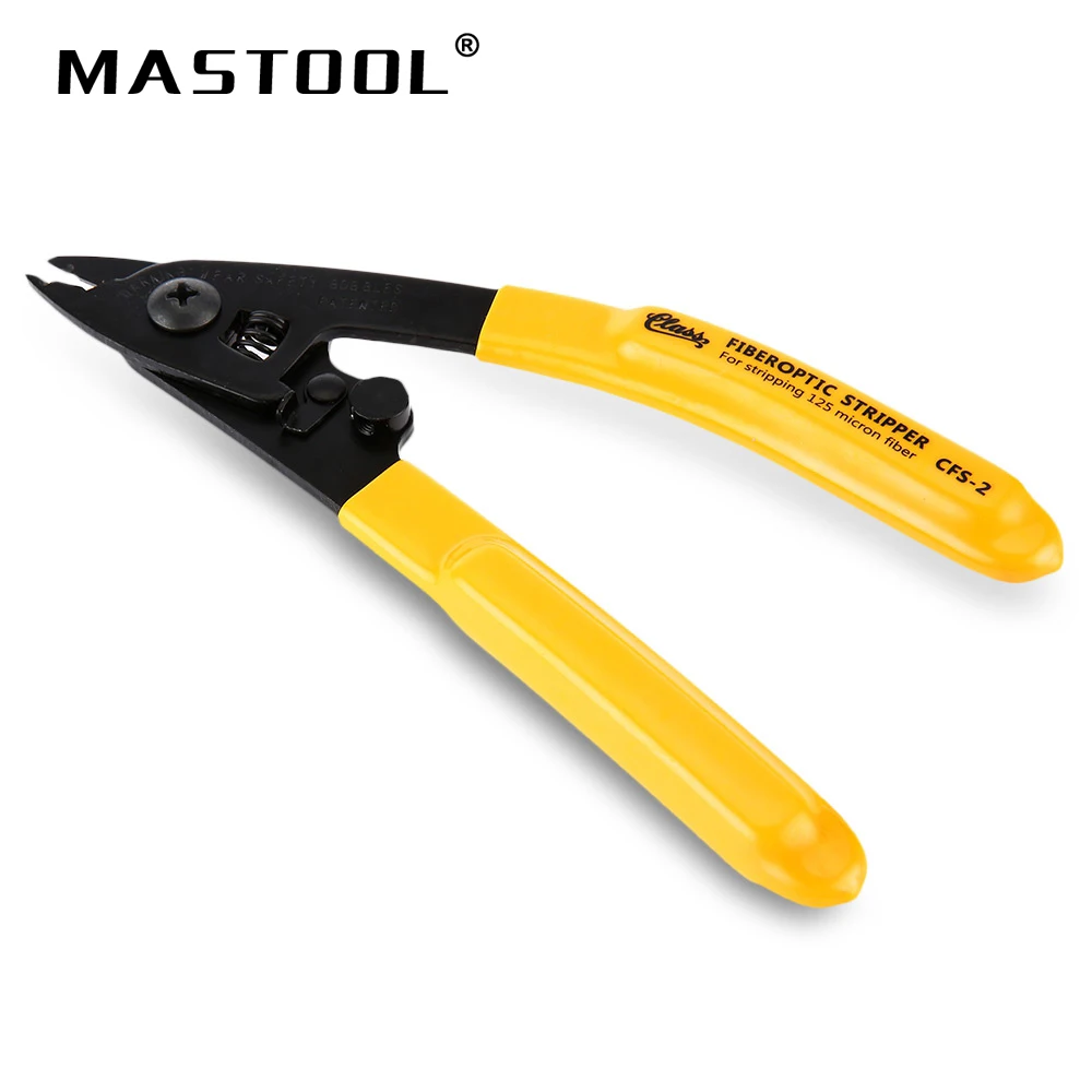 

Practical Dual-mouth Wire Pressing Cutter Stripping Fiber-optic Stripper Pliers