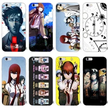 Funda de teléfono de silicona suave delgada de anime japonés Steins Gate para samsung galaxy s3, S4 y S5 S7 S6 edge S8 S9 Plus mini Note 3 4 5 8